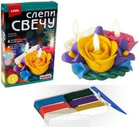 набор для творч. лепка свечей "розочки" св-017