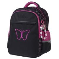 Рюкзак Hatber 15160 магия бабочек 38х29х15 эргономич спинка