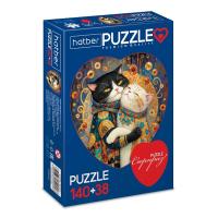 Пазлы 140+38эл Набор Hatber сказочные коты 35851