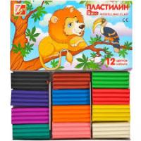 Пластилин 12цв ЛУЧ "ZOO" 180г 29с1722 1/16