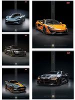 Тетрадь 48л Проф-прес "Авто на черном 5722 1/80