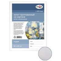 Холст на картоне 30х40 Гамма,  Art Формат, Greenwich 19519, DeVente, мелкое зерно  