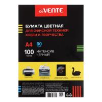 Бумага А4 100л deVente черная 2072101 1/20
