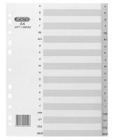 Разделитель А-Я пластик серый Hatber, Attache 198682, Attomex, Бюрократ