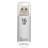 Флэш диск USB Smart buy 16gb V-Cut металлич корпус сереб черный.