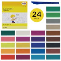 Пластилин 24цв ГАММА "юный художник" 1/10