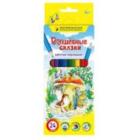 Карандаши 24цв "ВКФ "Сказки" 1024  1/8