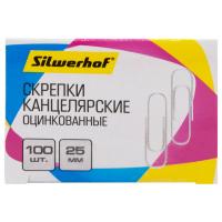 Скрепки 25мм оцинкован. Silwerhof 426369, Clip Studio 588-011 Attomex 4135300 1/10
