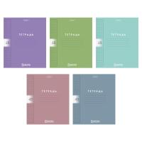Тетрадь 48л линия Хатбер пластик обл. Color Set