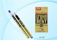Гелевая ручка Best K-101 игольч након. синяя 1/12