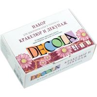 Набор для декупажа кракелюра Декола акрил 4цв+ кракел.лак+ клей декупаж 9541254