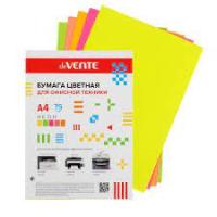 Бумага офисная А4 100л 5цв DeVente неон 2072949 2072212 1/20