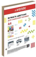 Бумага офисная А4 100л 25цв нтенс, неон, пастель Devente 2072508