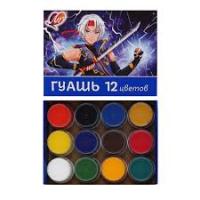 Гуашь 12цв Луч "Аниме" 33с2214 синяя