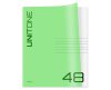 Тетрадь 48л BG пластик "Uni Tone Neon салатовый 12471 голубой 12472 1/56
