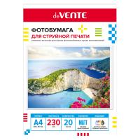 фотобумага А4 230г матовая 20л Devente 2042406