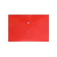 Папка конверт А4 180мк с кнопкой красная Стамм 31033, Proff 1/12