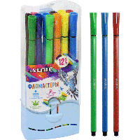 Фломастеры 12цв DeVente в пласт. тубусе 5081998 уценка