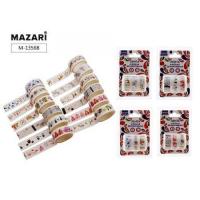 Скотч декоративный 15мм х3м 3шт упак. Mazari 1356, Centrum 86937 