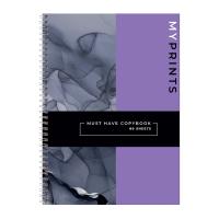 Книга д\зап А4 80л гребень BG "My prints 11229