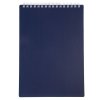 Блокнот пластик А5 80л Хатбер Velvet синий, черный , 01601/09