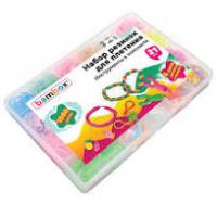 Набор цветных резиночек для плетения 1000шт со станком, бусины в коробке BamBox 665978 