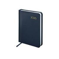 Ежедневник А6 2026г Brauberg Select черный, синий 117259/60