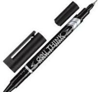 Маркер двухсторонний DELI EU211 черный 0,5мм/1мм 1691478 1/12