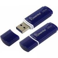 Флэш диск USB Smart buy 16gb Crown черный синий