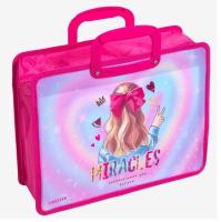 Папка с ручками школьная А4 расширение 10см DeVente Miracles 8054336 