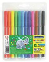 Фломастеры 12цв Centropen смыв 7790 блистер 1/12