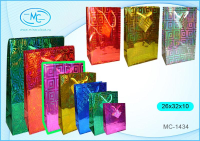 Пакет подарочный голография 32*26см Mazari 8191, devente 9042005, MC1434 1/12
