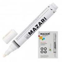 Маркер перманен. белый 3 мм Mazari 5044, Alingar 5400 1/12