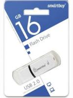 Флэш диск USB Smart Buy 16Gb Paen белый черный