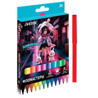 Фломастеры 24цв deVente 5083530 Korokoro Девоч 1/12