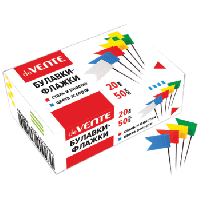 Флажки цветные deVente 4130500,