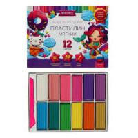 Пластилин 12цв Globus мягкий для девочек 240г 1/20