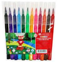 Фломастеры - КИСТОЧКИ 12цв "Цветик" 4745348 1/12