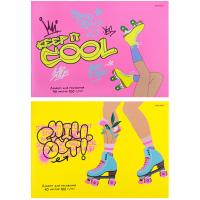 Альбом для рис. 40л Проф тисн. лен "яркие ролики 4925