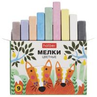 Набор мела цветного 9цв Devente 8078203,  Mazari  1/