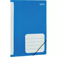 Папка на резинках картон мелов. синяя, 400г, Attache 142057