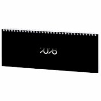 Планинг 2026г Staff картон обл. 64л. на гребне 112х285мм Black Style 117363