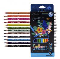 Карандаши акварельные 12цв Yalong 231052-12