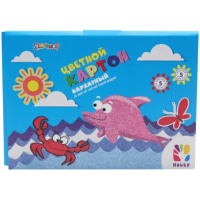 Бархатный картон А5+ 165х220 5цв Hatber 13310,  Silwerhof 918089