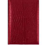 Ежедневник А5 Attomex "Arkona", 352стр, бел.блок, красный, 2034530