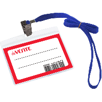 Бейдж на ленте DeVente гориз. 99х66 4010901 1/50