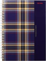 Книга д\зап А5 100л гребень Проф "Классич стиль 6754, шотландка 5948