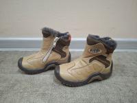 Ботинки детские зимние новые р.22 Bartek натуральные кожа мех 