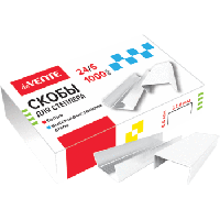 Скобы №24 Devente белые 4141700 1/10