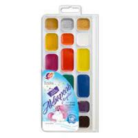 Краски аквар. 18цв Луч "волшеб. палитра" с золотой, серебр. 30с1934 1/21